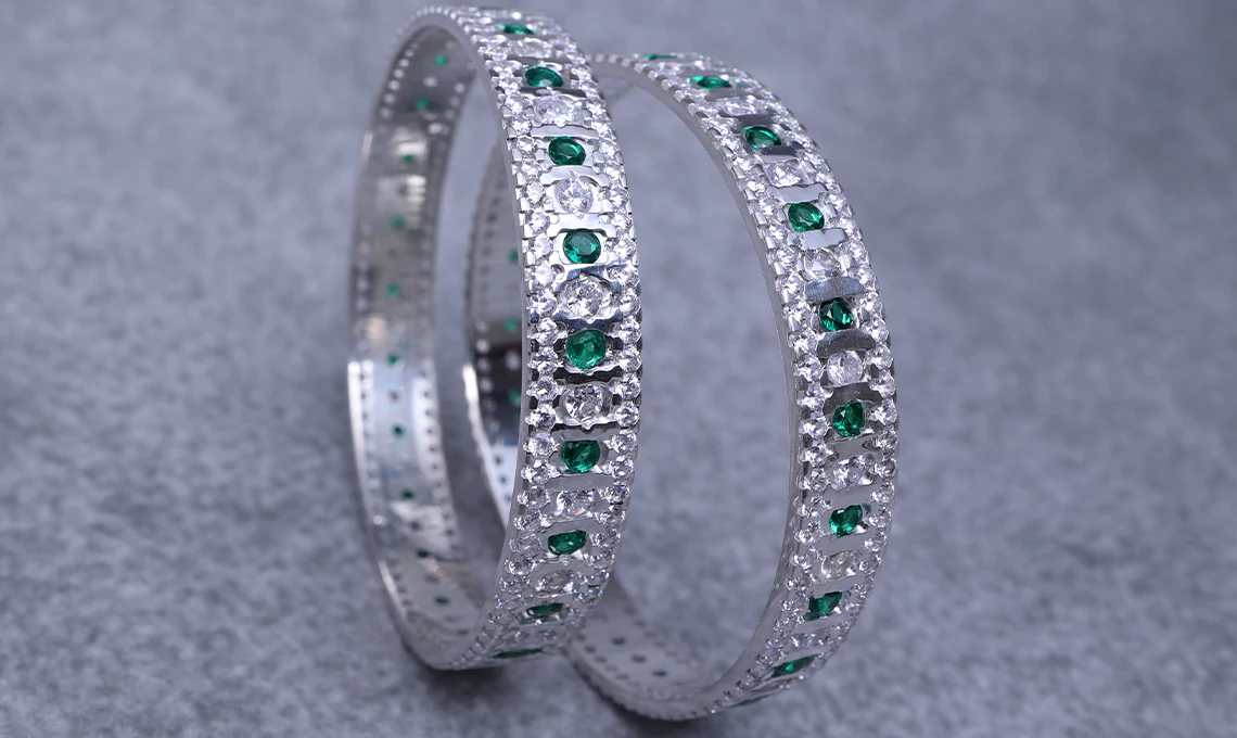 Silver Bangles for Women